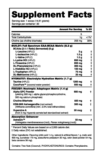NutraBio Alpha EAA - 30 Servings