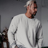 Size Up Iron Stone REVERSIBLE Distress Crewneck