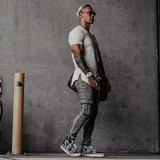 Size Up Monochrome Checkerboard Cargo Pants