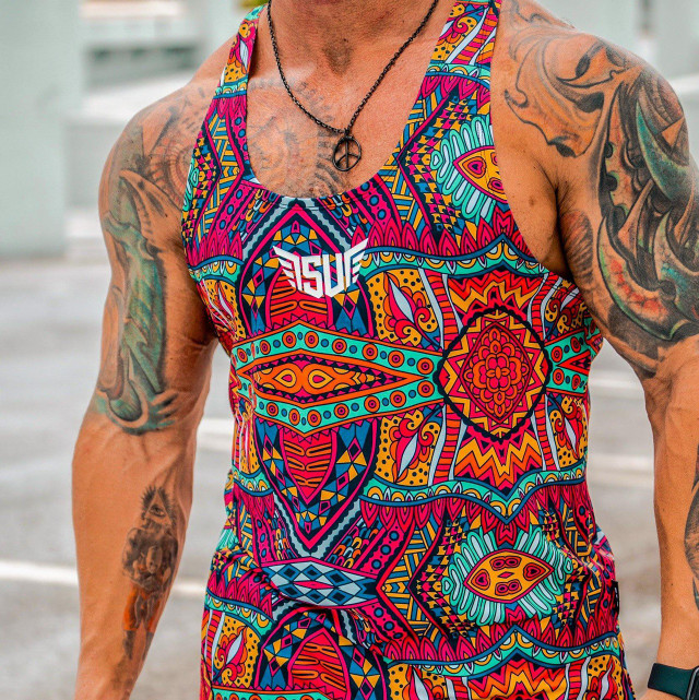 Size Up Aztec Y-Back Tank