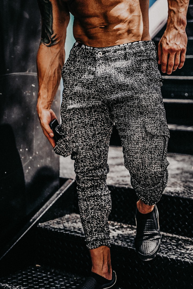 Size Up Stretch Zyon Plaid Pants