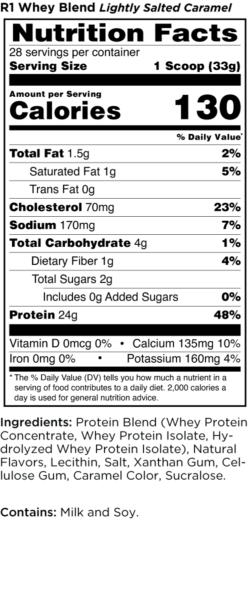 R1 Whey Blend ::: Rule One Proteins