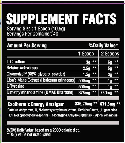 Image of CHEMIX PRE-WORKOUT V2- (SCIENCE BASED PRE-WORKOUT BY THE GUERRILLA CHEMIST)