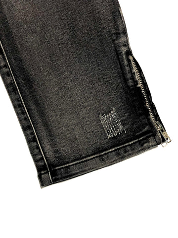 YKK Zippers with Distress details