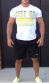 Size Up Supplements White Tee