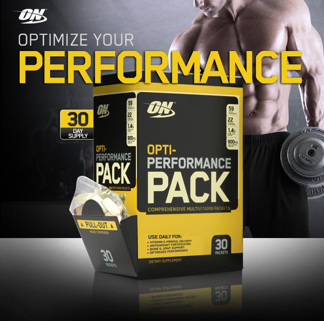 Optimize Your Performance - Optimum Nutrition Opti-Performance Pack